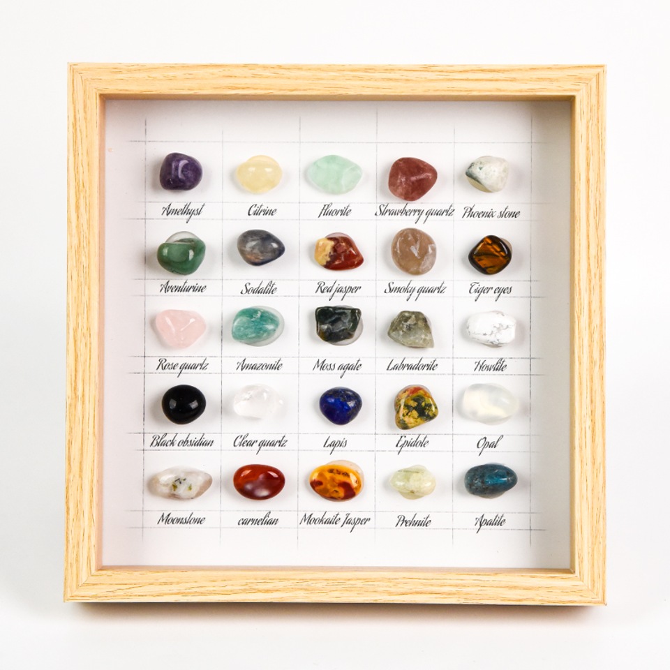 25 Varieties of Crystal Stone Collection Frame